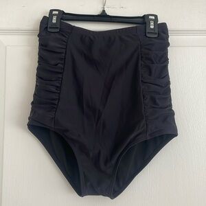 Coral Reef Black Swim Sun Baked Bottoms
